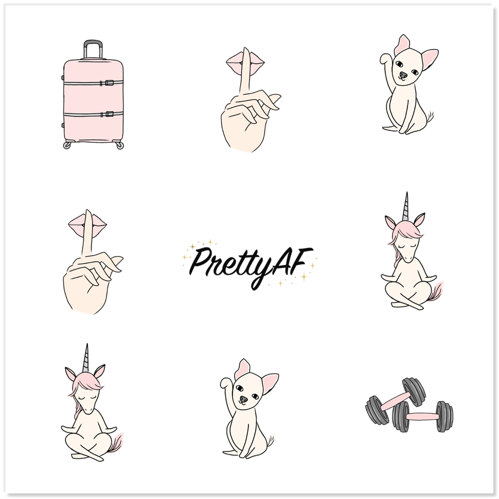 PrettyAF Stickers
